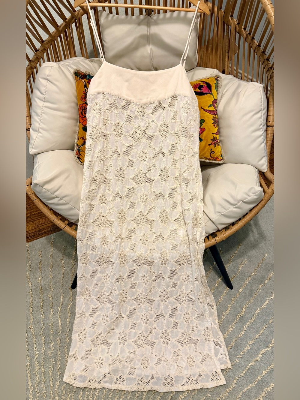 SOLD! Free People x Jen's Pirate Booty Lounge Maxi Dress Medium NWOT Sold Out - Picture 4 of 14